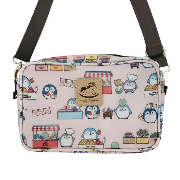 Uma Hana Handbags - Waterproof Penguin Rectangle Crossbody Shoulder Phone Purse